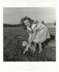 (MONROE, Marilyn). Norma Jeane Dougherty in Pinafore Dress ...
