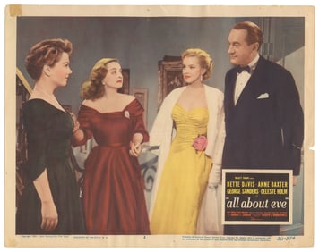 All About Eve. 20th Century Fox, 1950. Lobby card (11 x 14”...