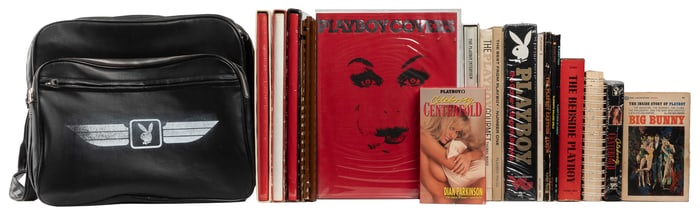 [PLAYBOY]. Collection of Playboy books, publications, and m...