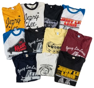Jerry Lee Lewis Concert T-Shirts (11). Circa 1980s. Cotton ...