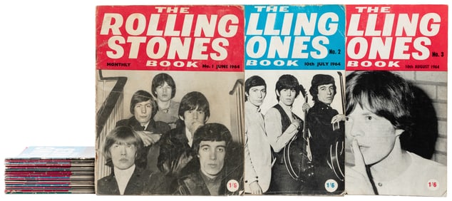 The Rolling Stones Monthly Book magazine group (23). London...