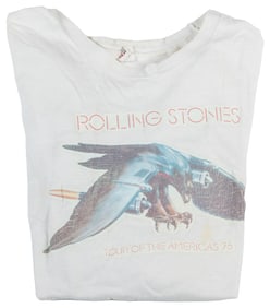 The Rolling Stones Tour of the Americas ’75 t-shirt. 1975. ...