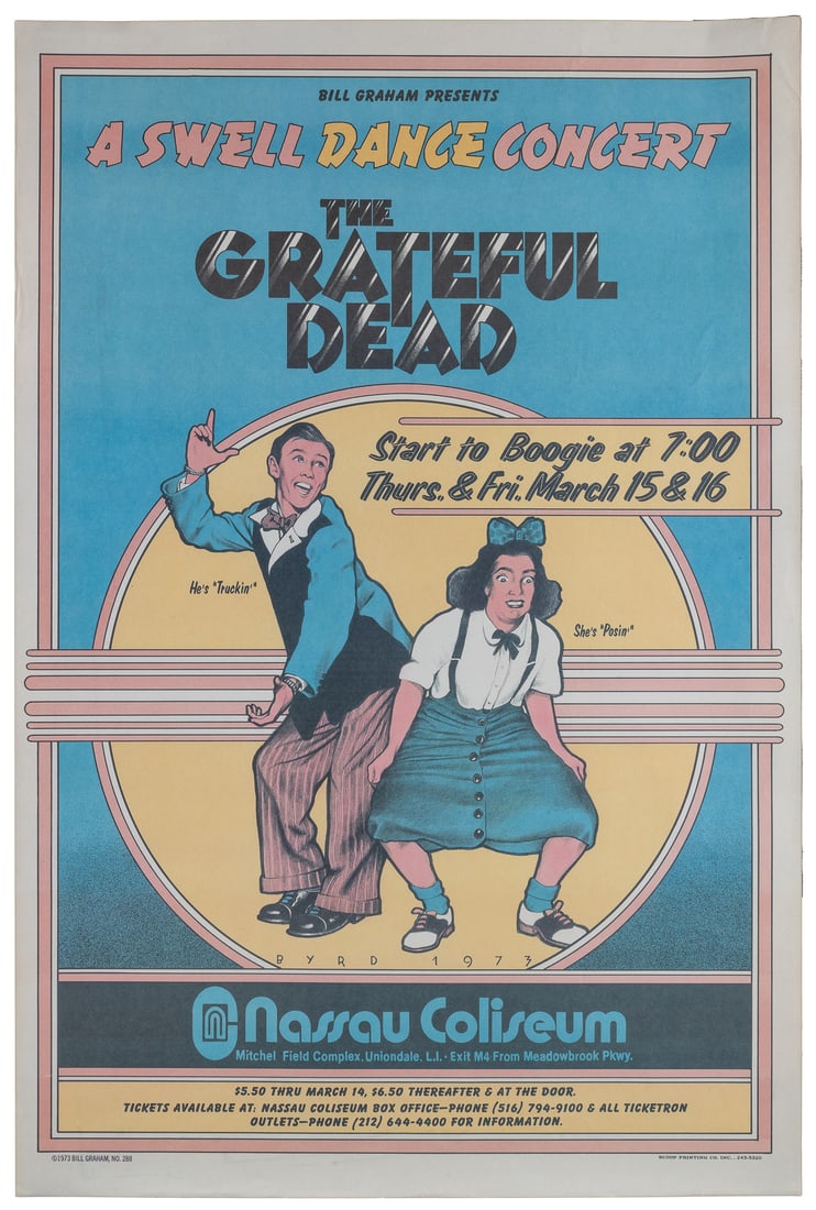 The Grateful Dead “A Swell Dance Concert” Nassau Coliseum. ... (1 of 1)
