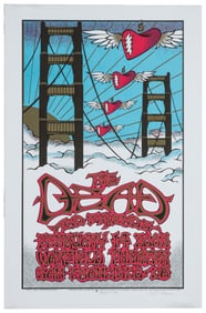 [GRATEFUL DEAD]. Two Gary Houston signed concert posters. I...