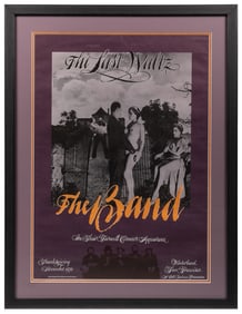 The Band / The Last Waltz. Bill Graham, 1976. Original conc...