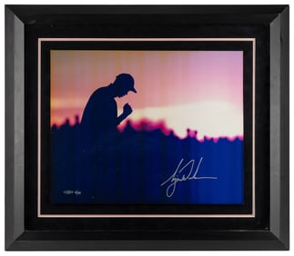 Tiger Woods Signed 1990s “Sunset” Photograph. Upper Deck, c...