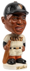 Willie Mays 1962 Bobblehead. Nodder/bobblehead figure depic...