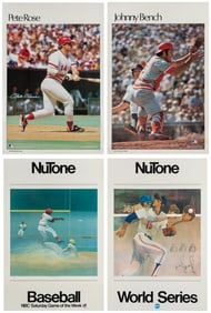 [MLB]. Group of 4 vintage posters. Including: Sports Illust...