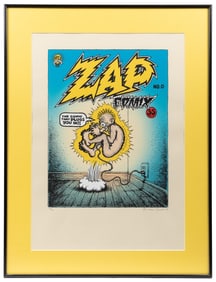 R. Crumb Zap Comix Limited Edition Signed Serigraph. Wildwo...
