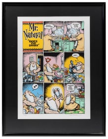 R. Crumb Mr. Natural Does the Dishes Limited Edition Signed...