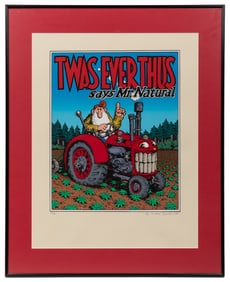 R. Crumb “Twas Ever Thus Says Mr. Natural” Signed and Numbe...