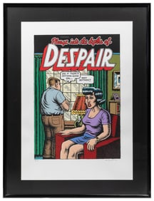 R. Crumb Despair Limited Edition Signed Serigraph. Wildwood...