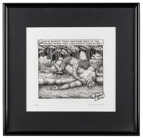 R. Crumb Whiteman Meets Bigfoot Signed Limited Edition Etch...