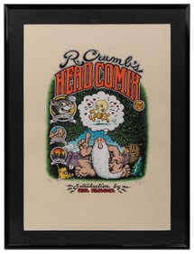 R. Crumb “R. Crumb’s Head Comix” Signed and Numbered Lithog...
