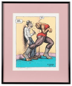 R. Crumb “The Nubile Dancer” Printer’s Proof. Serigraph, in...
