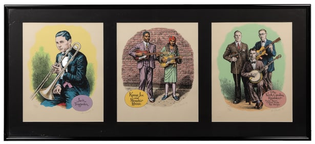 R. Crumb “Beloved Music Makers of Days Gone By” Portrait Se...