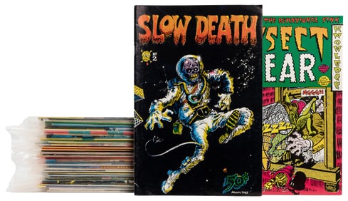 [UNDERGROUND COMICS]. Collection of 46 comics. With comics ...