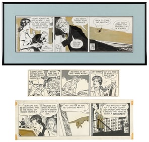 Stan Drake “Heart of Juliet Jones” Group of Comic Art. Thre...