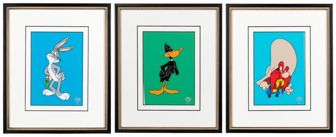 [WARNER BROTHERS STUDIOS]. Three “Looney Tunes Table Top” S...