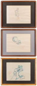 [ANIMATION ART]. [BLANC, Mel (1908-1989), association]. Tri...