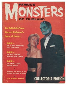 Famous Monsters of Filmland #1. Warren Publishing, 1958. Te...