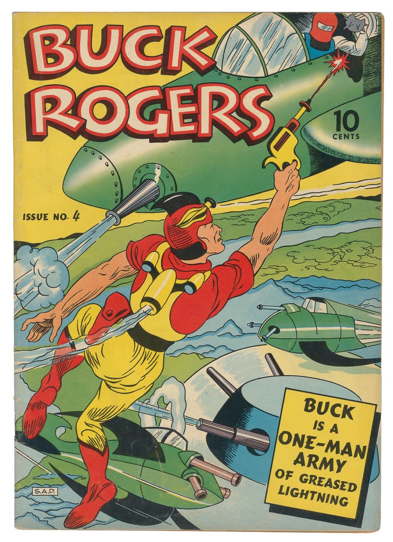 Buck Rogers #4. Eastern Color, 1942. Cover by Stephen Dougl... (1 of 1)