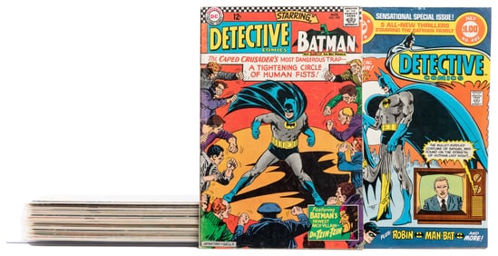 Detective Comics. Group of 18 comics. DC, 1966-80. Includes...