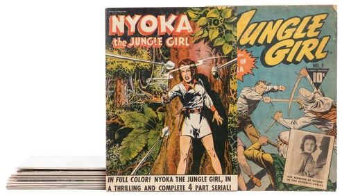 Nyoka the Jungle Girl. Group of 11 comics. Including: Jungl...