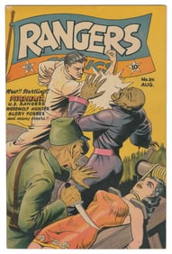 Rangers Comics #24. Fiction House, 1945. Joe Doolin torture...