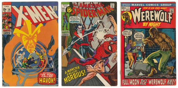 [COMICS]. The Amazing Spider-Man #101, X-Men #58, and Werew...
