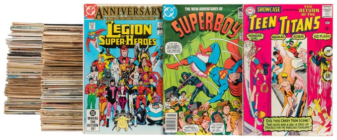 [COMICS]. Large Group of Nearly 100 Bronze Age DC Comics. [...