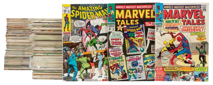 [COMICS]. Large Group of Nearly 120 Bronze Age Marvel Comic...