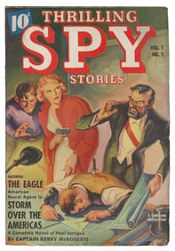 Thrilling Spy Stories Vol. 1 No. 1. Standard, 1939. First i...