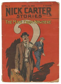 Nick Carter Stories No. 1. New York: Street & Smith, 1912. ...