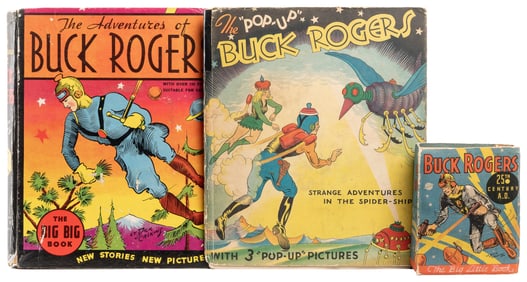 The Pop-Up Buck Rogers. Chicago: Pleasure Books, 1935. Orig...
