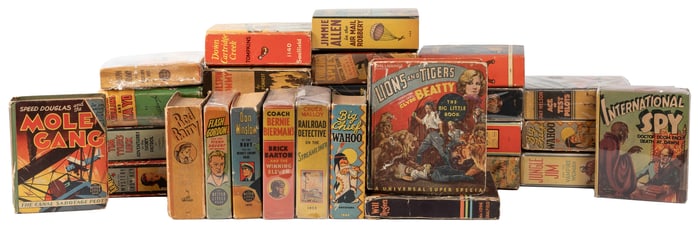 Collection of Approximately 70 Big Little Books. Circa 1930...