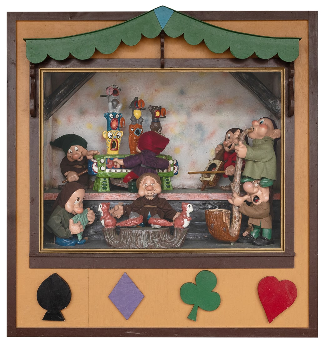 Snow White Old King Cole Animated Display: Band Scene. Cant... (1 of 5)