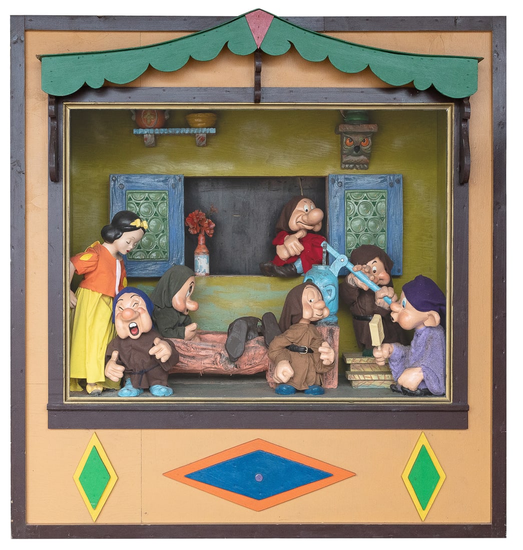 Snow White Old King Cole Animated Display: Dwarfs’ Bath. Ca... (1 of 4)