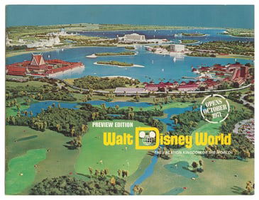 Walt Disney World Preview Edition booklet. Walt Disney Worl...