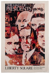 Walt Disney World Hall of Presidents Attraction Poster. Dis...