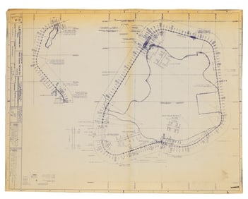 Walt Disney World Monorail Blueprints and Steel Fragment. W...