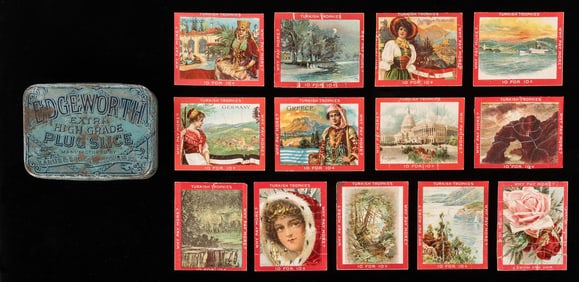 [CIGARETTE PUZZLE CARDS]. A Group of 26 Jigsaw Puzzle Cards...