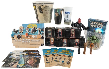[STAR WARS]. Prequel Franchise Promotional Restaurant Merch...