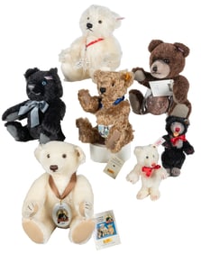Steiff Commemorative and Limited Edition Bears (8). Include...