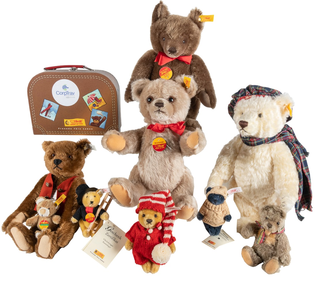 Lot of 9 Costumed Steiff Bears. Includes Limited Edition Te... (1 of 1)