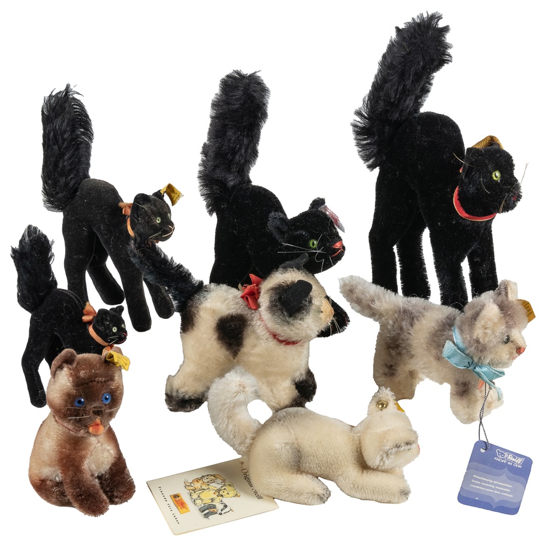 Steiff Black Cats and Others Collection (8). Includes (4) v... (1 of 1)