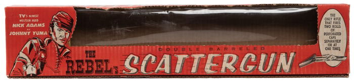 Johnny Yuma The Rebel Scattergun Box. Rebel Company/Goodson...