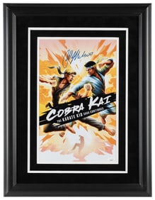 Ralph Macchio Karate Kid Signed Photo (JSA). Color photo pr...