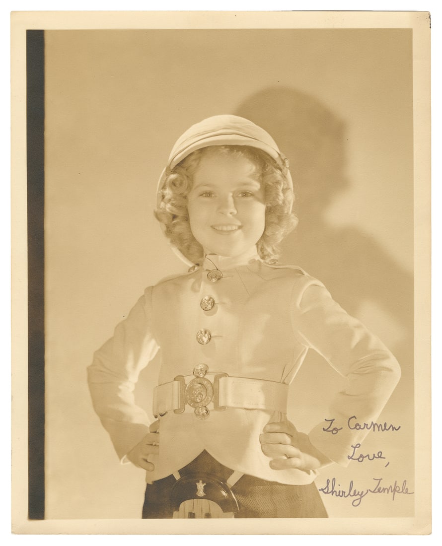 TEMPLE, Shirley (1928-2014). Signed Photo from Wee Willie W... (1 of 1)