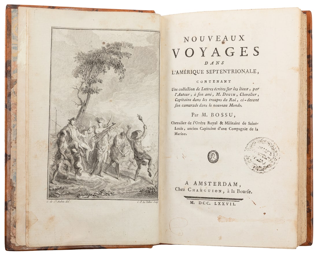 [AMERICANA]. [LOUISIANA]. BOSSU, Jean Bernard (1720-1792). ... (1 of 2)